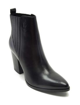 Finsbury - Bottines en cuir à talon haut - Noir 35.5