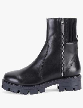 Harrogate' Bazel - Chelsea-Stiefel aus Leder in Schwarz Schwarz 37