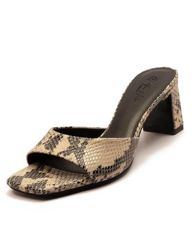 Park - Wildleder-Sandalen für Damen mit Mamba-Muster und Blockabsatz-Bunt Bunt 38