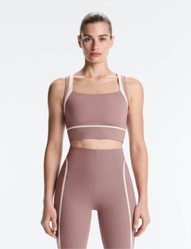Kompressions-Tanktop in Lila mit Kontrastdetail Lila M
