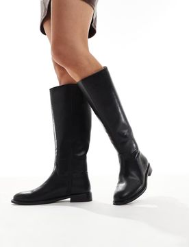 Scarlett - Bottes cavalières élégantes - Noir 38
