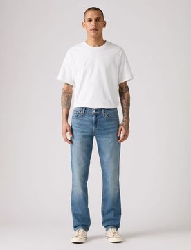 Schmale Jeans in Mittelblau Blau W32 L30