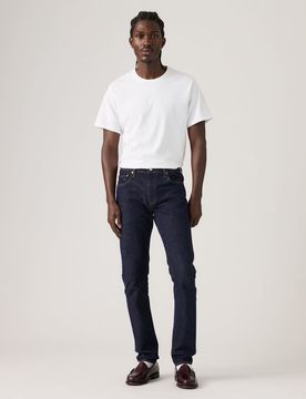 Schmal zulaufende Jeans in Blau mit schmalem Schnitt Blau W34 L30