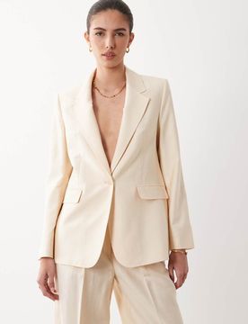 Veronica - Eleganter Blazer in Beige, Kombiteil-Neutral Neutral M