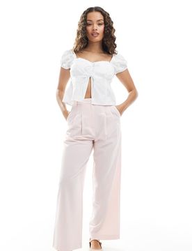 Elegante Hose mit weitem Schnitt in Rosa Rosa 34