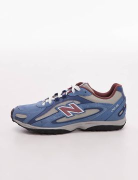 L - Unisex-Sneaker aus Wildleder in Grau und Blau Grau 43