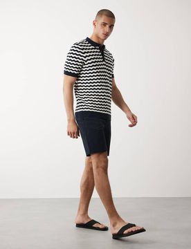 Marineblaue Chino-Shorts-Navy Navy W36 L32