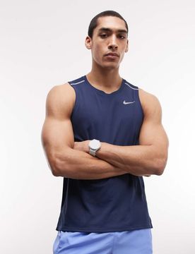 Running - Miler Dri-FIT - Trägertop in Marineblau-Navy Navy XL