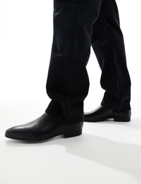 Spurs - Elegante Chelsea-Stiefel in Schwarz Schwarz 42