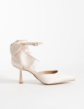 Fiorela - Sandales à talon et bout fermé avec naud - Rose 41