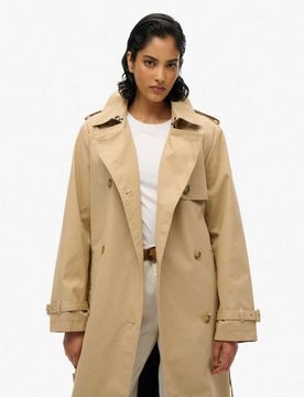 Classic - Trenchcoat in Shaker-Beige-Neutral Neutral 44