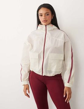 Leichte Jacke aus Ripstop in Beige mit aufgesetzter Tasche-Neutral Neutral XL