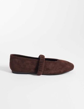 Frida - Ballerines en suédine - Marron-Brown 42