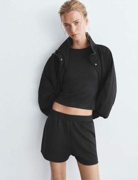 Sport-Shorts in Schwarz Schwarz L