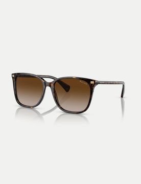 Vvcv - Eckige Sonnenbrille in Braun mit braunen Gläsern Braun M