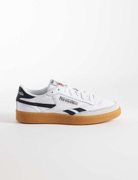 Club C Revenge - Sneaker in Weiß und Schwarz mit Gummisohle Weiß 9