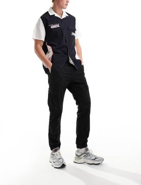 Ethan - Cargohose in Schwarz Schwarz W32 L34