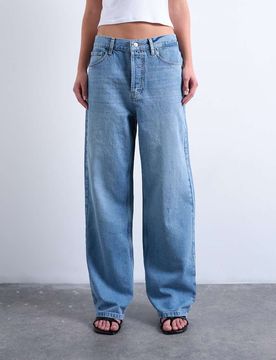 Column - Jean à taille mi-haute - Bleu délavé W25 L32