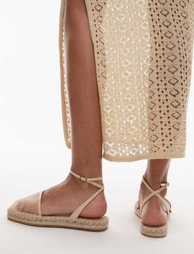 Hailey - Espadrilles en deux parties - Blanc cassé 36