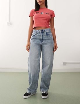 Sirelle 5 Hoodiecket - Pantalon ample délavé-Bleu 62 – 64.5cm