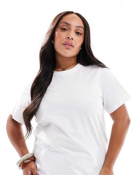 Vero Moda Curve - T-shirt - Blanc L