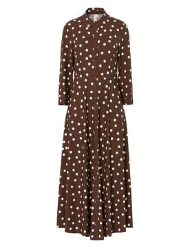 YAS - Kleid in Schokobraun Braun M