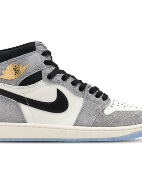 AJ1 Retro High Uomo - Sneakers Grigio - Taglia 46 - Pelle 46