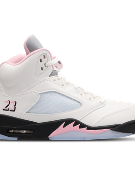 Aj5 Retro Herren Sneaker - Weiß - Größe 42.5 - Leder White 42.5