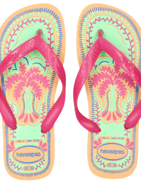 Top Summer Vibes Damen Flip-Flops und Sandalen - Rosa - Größe 33/34 - Plastic/Polycarbonate Pink 33/34