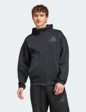 Z.n.e. Full-zip Hooded Track Herren Jacken - Schwarz - Größe XL - Poly Mesh Black XL