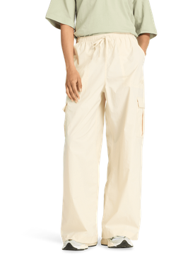 Woven Cargo Pant Damen Hosen - Beige - Größe L - Nylon Beige L