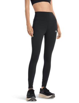 High Rise Legging Damen Leggings - Schwarz - Größe M - Poly Jersey Black M