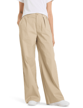 Boylston Twill Trouser Damen Hosen - Beige - Größe XL - Baumwoll-Jersey Beige XL