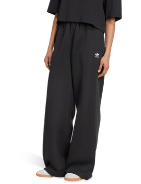 Essentials Wide Leg Pant Damen Hosen - Schwarz - Größe 32 - Baumwoll-Jersey Black 32