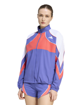 Adizero Archive Jacket Damen Jacken - Blau - Größe 40 - Poly Mesh Blue 40
