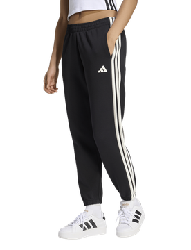 Stadium Three Stripes Regular Pants Damen Hosen - Schwarz - Größe 34 - Baumwoll-Jersey Black 34