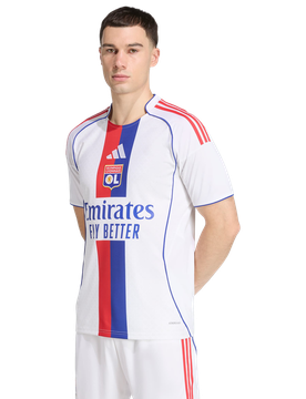 Olympic Lyon Home 25-26 Herren Trikots/Replikate - Weiß - Größe XXL - Poly Jersey White XXL