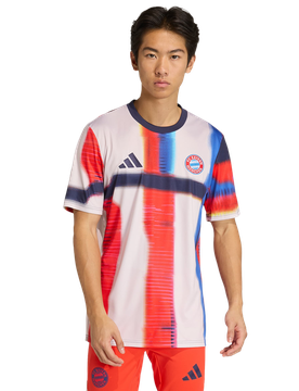 Fc Bayern Ss26 Pre-match Jersey Herren Trikots/Replikate - Blau - Größe XXL - Poly Mesh Blue XXL