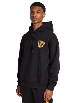 Badge Herren Kapuzenpullover - Schwarz - Größe XS - Baumwoll-Fleece Black XS