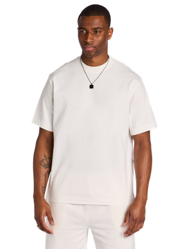 Heavyweight Relaxed Fit Herren T-Shirts - Beige - Größe L - Baumwoll-Jersey Beige L