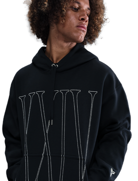 Kobe Uomo - Felpe con cappuccio Nero - Taglia M - Pile di cotone