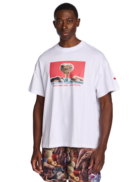 E.t. Uomo - Magliette Bianco - Taglia L - Jersey di cotone L