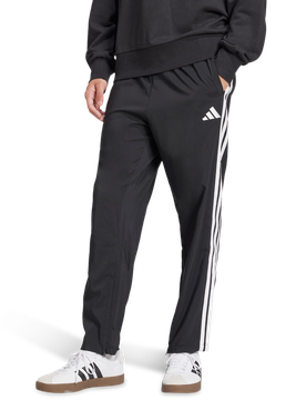 Essentials 3-stripes Joggers Open Hem Herren Hosen - Schwarz - Größe M - Poly Mesh Black M