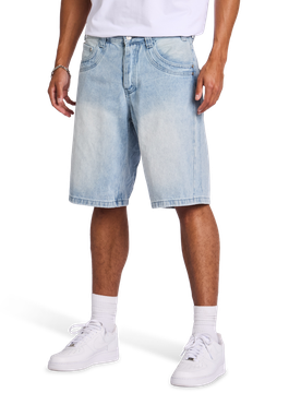 Drop Denim Double P Herren Kurze Hosen - Blau - Größe XS - Baumwollkörper Blue XS