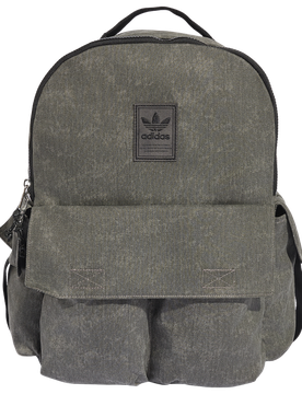 Washed Backpack Unisex Taschen - Schwarz - One Size - Baumwolle Black One Size