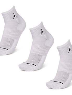 Everyday Cushioned Ankle 3 Pack Unisex - Calze Bianco - Taglia 47- 50 - Poliestere 47- 50