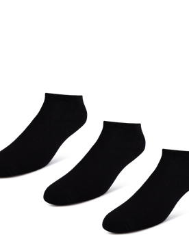 Pack Active Dry No-show Unisex Socken - Schwarz - Größe 35-41 Black 35-41