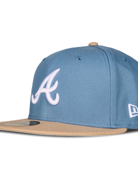 Fifty Mlb Atlanta Braves Unisex Kappen - Blau - Größe 7 1/4 - Baumwolle Blue 7 1/4