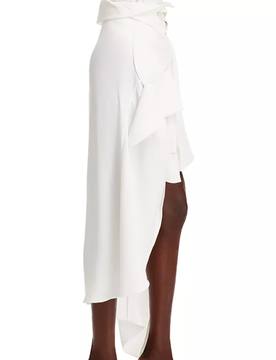 A. W.A. K.E. Mode Deconstructed Sleeve Belt Skirt Size L