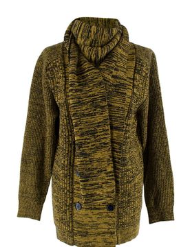 Yellow & Black Marl Knit Cardigan Size XXS